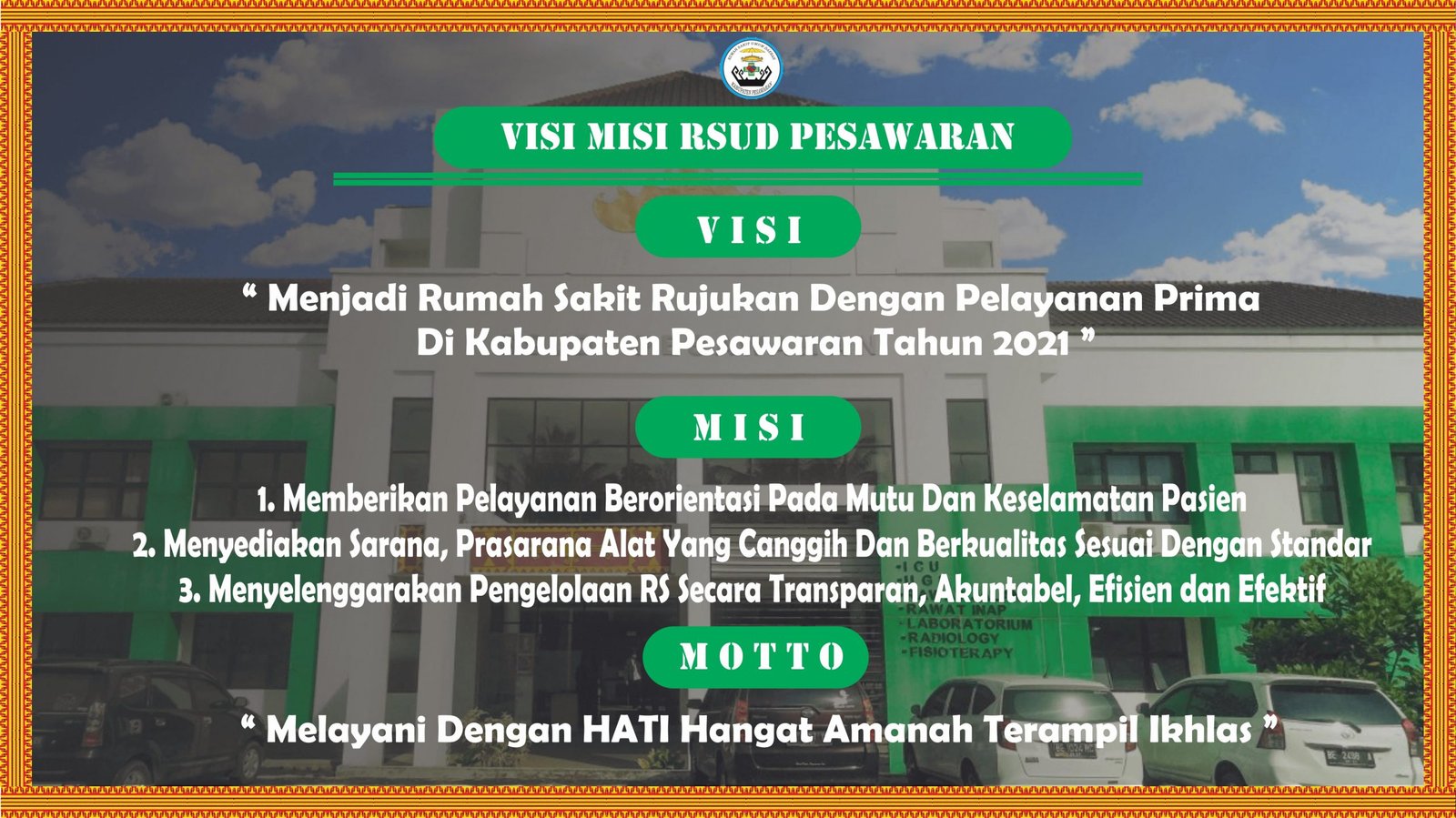 visi dan misi rsud pesawaran